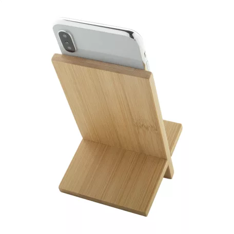 Gibba bambusz mobiltelefon-tartó