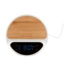 Rabolarm ébresztőóra vezeték nélküli töltővel