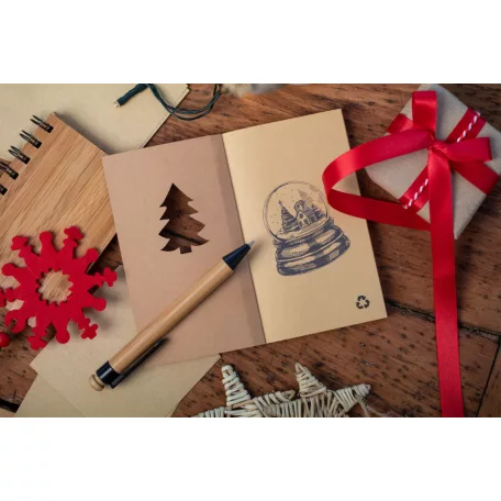 Julbok karácsonyi jegyzetfüzet