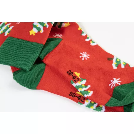 Julsokka karácsonyi zokni, fa