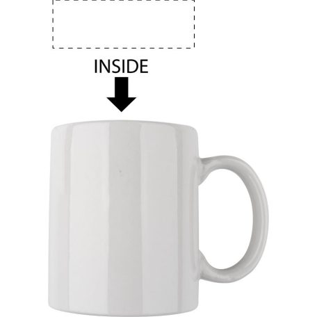 Honan fehér porcelán bögre