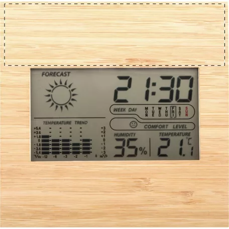 Boocast bambusz időjárás-állomás