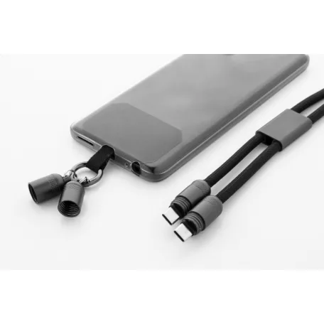 Fastly 60 W-os RPET mobiltartós nyakpánt