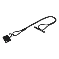 HolCharge 60 W-os RPET mobiltartós nyakpánt kábellel