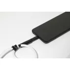 CuffCharge 60 W-os RPET mobiltartós csuklópánt kábellel