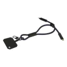 CuffCharge 60 W-os RPET mobiltartós csuklópánt kábellel