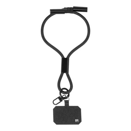 CuffCharge 60 W-os RPET mobiltartós csuklópánt kábellel
