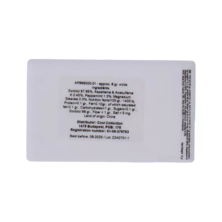 Card cukorkás doboz