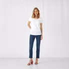 B&C Inspire Slub női pamut póló