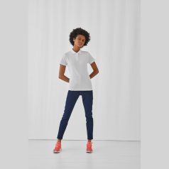 B&C ID.001 női rövid ujjú galléros póló