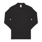 B&C ID.001 LSL férfi hosszú ujjú galléros póló