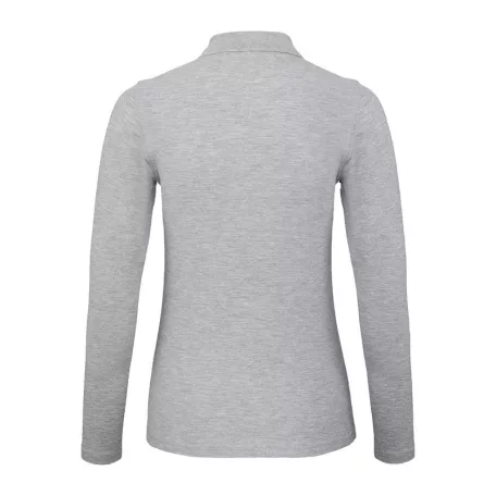 B&C ID.001 LSL női hosszú ujjú galléros póló