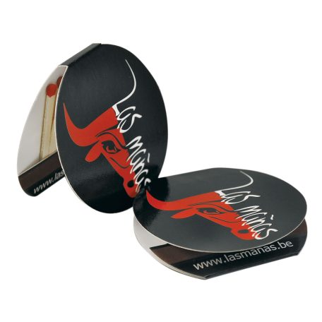 Kör alakú egyedi reklámgyufa