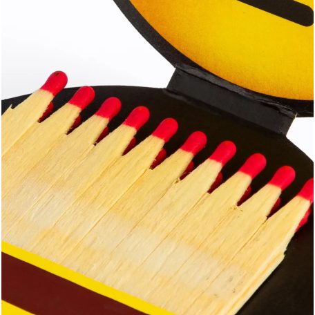 Kör alakú egyedi reklámgyufa