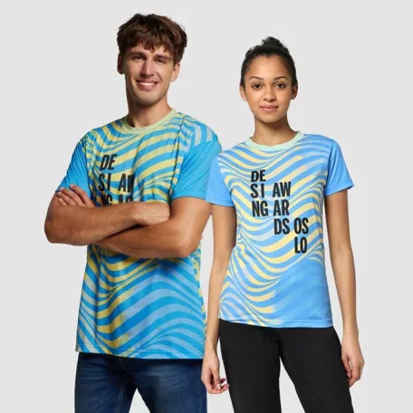 Szublimált, pamut tapintású PES T-Shirt