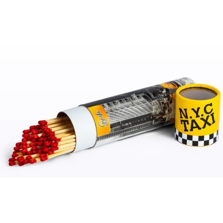 Egyedi, henger alakú reklámgyufa