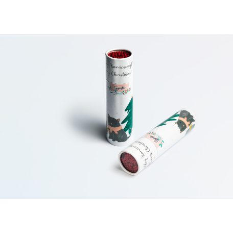 Egyedi, henger alakú reklámgyufa