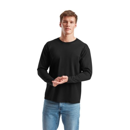 Fruit of the loom férfi hosszú ujjú kereknyakú póló
