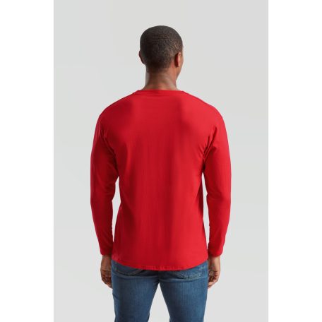 Fruit of the loom férfi hosszú ujjú kereknyakú póló