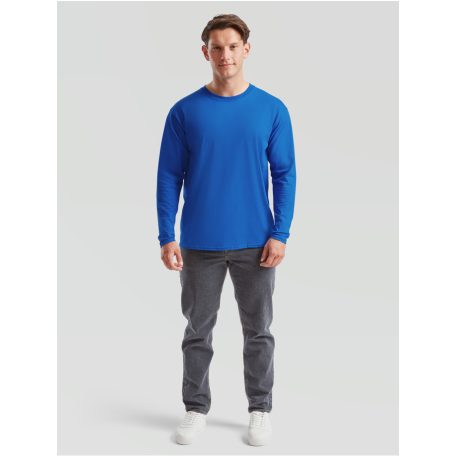 Fruit of the loom férfi hosszú ujjú kereknyakú póló