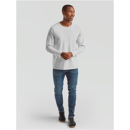Fruit of the loom férfi hosszú ujjú kereknyakú póló