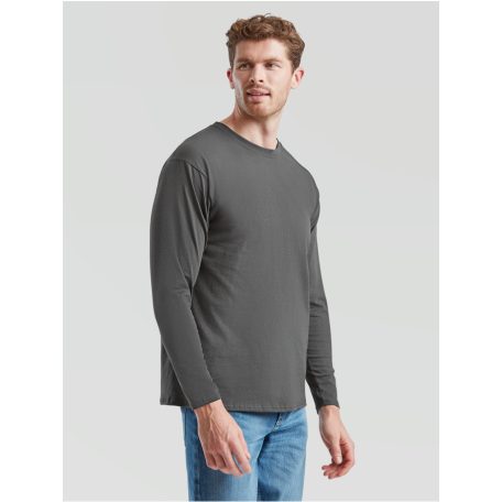 Fruit of the loom férfi hosszú ujjú kereknyakú póló