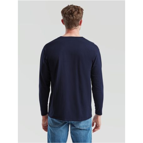 Fruit of the loom férfi hosszú ujjú kereknyakú póló