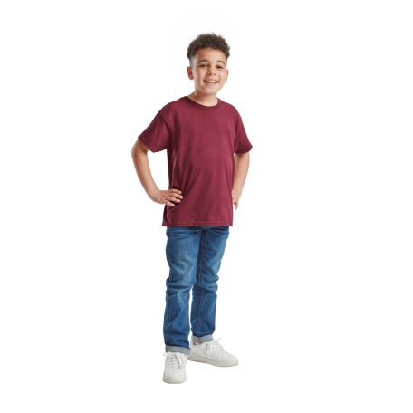 Fruit of the loom Kids Valueweight T gyerek kereknyakú póló