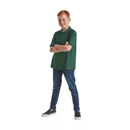 Fruit of the loom 65/35 gyerek rövid ujjú galléros póló