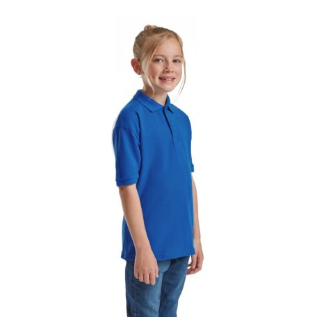 Fruit of the loom 65/35 gyerek rövid ujjú galléros póló
