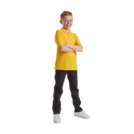 Fruit of the loom 65/35 gyerek rövid ujjú galléros póló