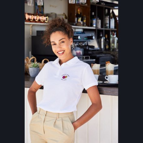 Fruit of the Loom LADY-FIT 65/35 női rövid ujjú galléros póló