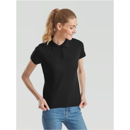 Fruit of the Loom LADY-FIT 65/35 női rövid ujjú galléros póló