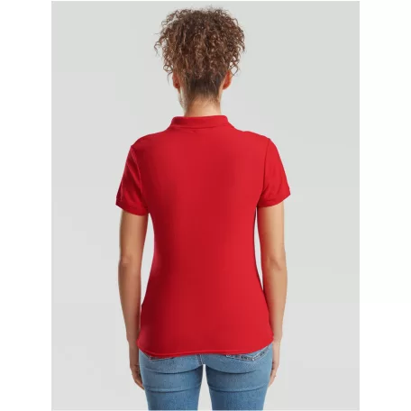 Fruit of the Loom LADY-FIT 65/35 női rövid ujjú galléros póló