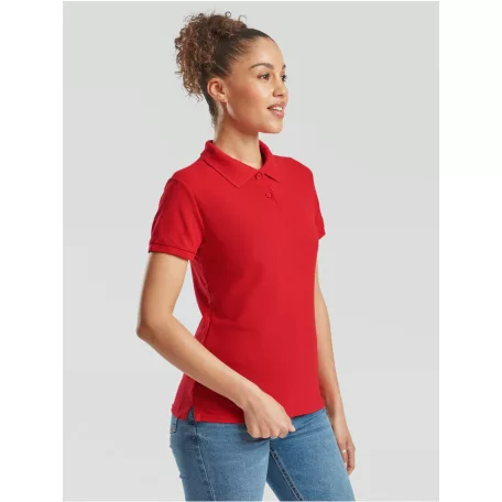 Fruit of the Loom LADY-FIT 65/35 női rövid ujjú galléros póló