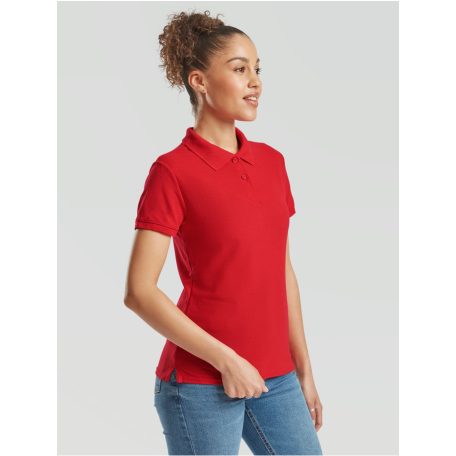 Fruit of the Loom LADY-FIT 65/35 női rövid ujjú galléros póló