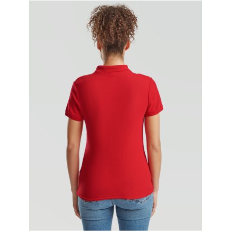 Fruit of the Loom LADY-FIT 65/35 női rövid ujjú galléros póló