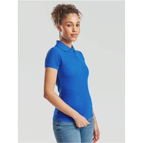 Fruit of the Loom LADY-FIT 65/35 női rövid ujjú galléros póló