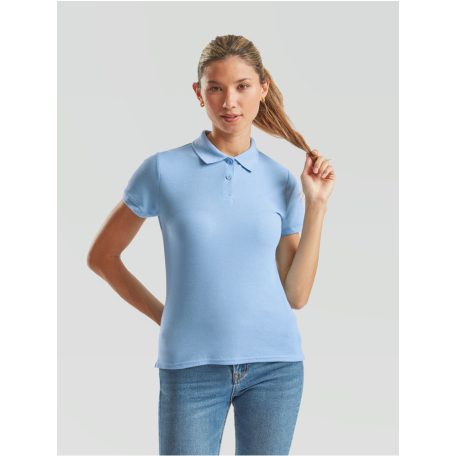 Fruit of the Loom LADY-FIT 65/35 női rövid ujjú galléros póló