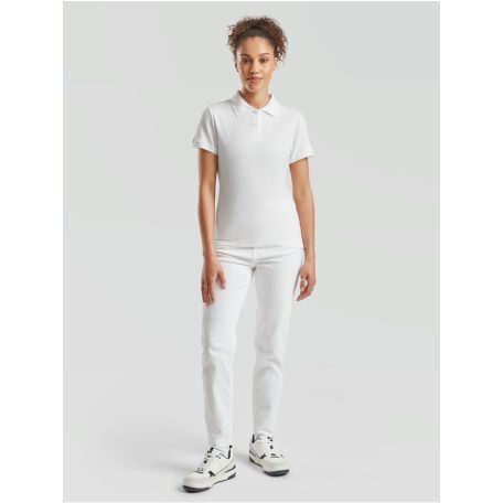 Fruit of the Loom LADY FIT PREMIUM női rövid ujjú galléros póló