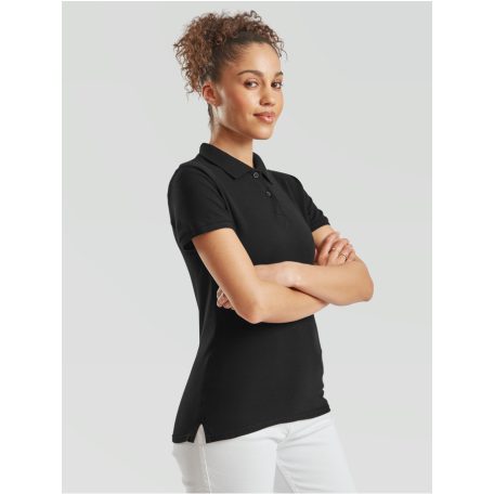 Fruit of the Loom LADY FIT PREMIUM női rövid ujjú galléros póló