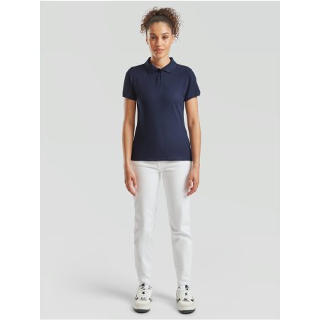 Fruit of the Loom LADY FIT PREMIUM női rövid ujjú galléros póló