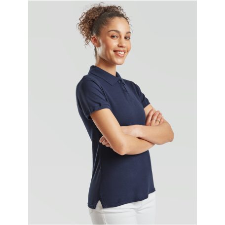 Fruit of the Loom LADY FIT PREMIUM női rövid ujjú galléros póló