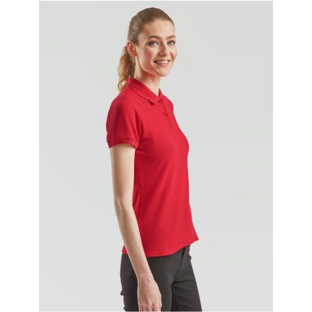 Fruit of the Loom LADY FIT PREMIUM női rövid ujjú galléros póló