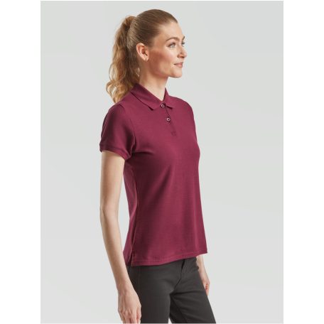 Fruit of the Loom LADY FIT PREMIUM női rövid ujjú galléros póló