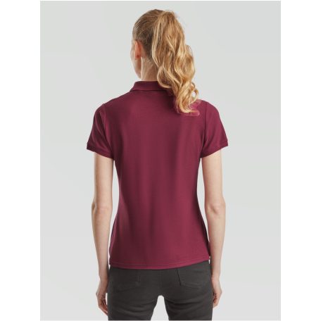 Fruit of the Loom LADY FIT PREMIUM női rövid ujjú galléros póló