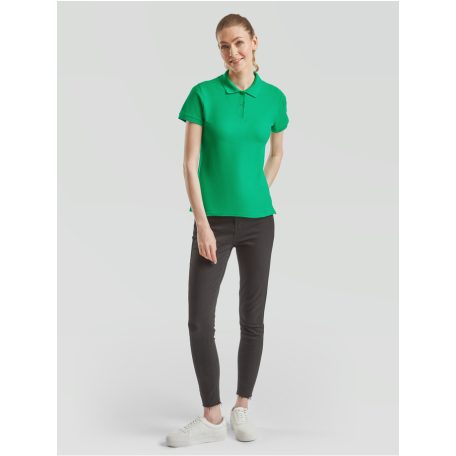 Fruit of the Loom LADY FIT PREMIUM női rövid ujjú galléros póló