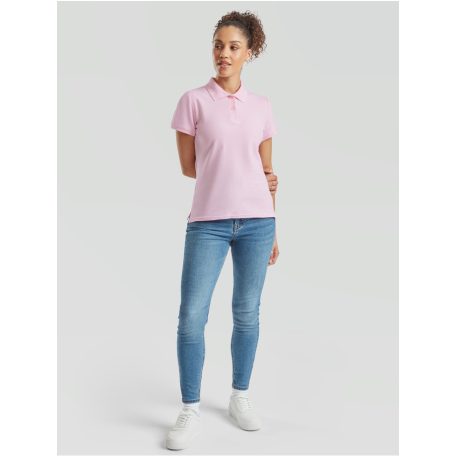 Fruit of the Loom LADY FIT PREMIUM női rövid ujjú galléros póló