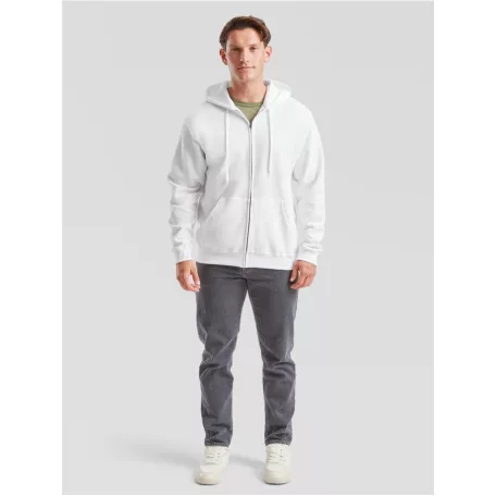 Fruit of the loom férfi cipzáras kapucnis pulóver