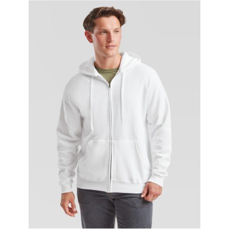 Fruit of the loom férfi cipzáras kapucnis pulóver